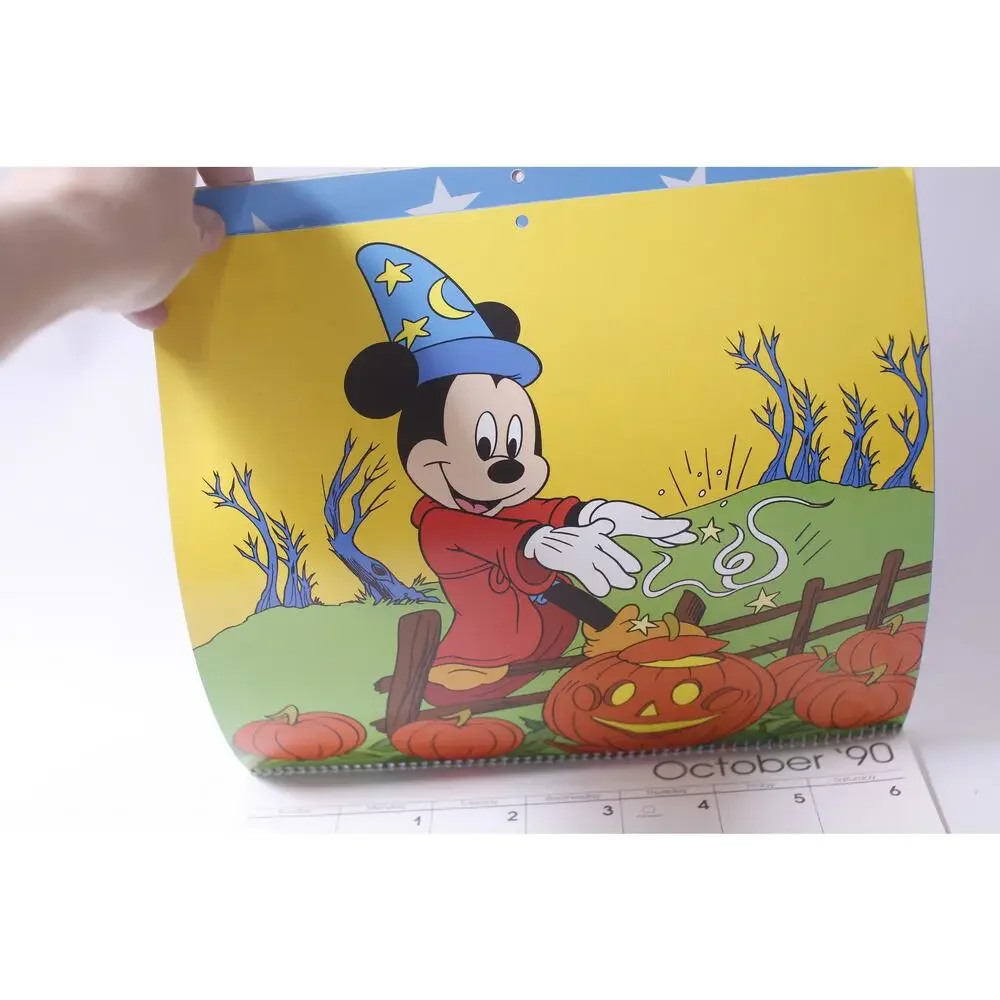 Mickey, 1990, Calendar, Cleo, Disney, Prints, Plates, ~ 250407-WH 173